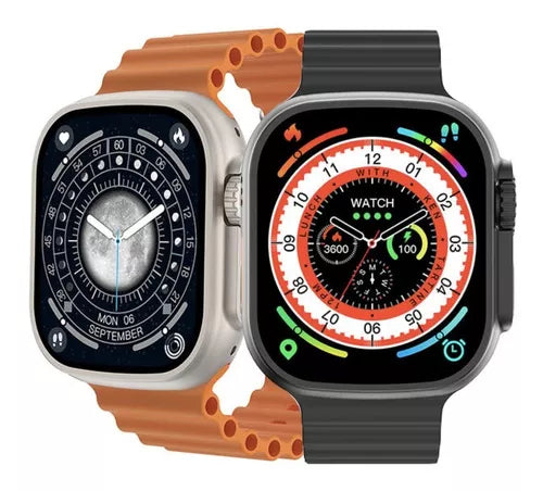 Relógio Inteligente SmartWatch Ultra Séries 8 [Lançamento 2023] + Brinde Kit Pelicula e Pulseira